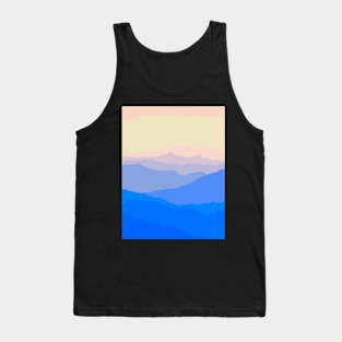 Cool Blue Appalachian Sunset Tank Top